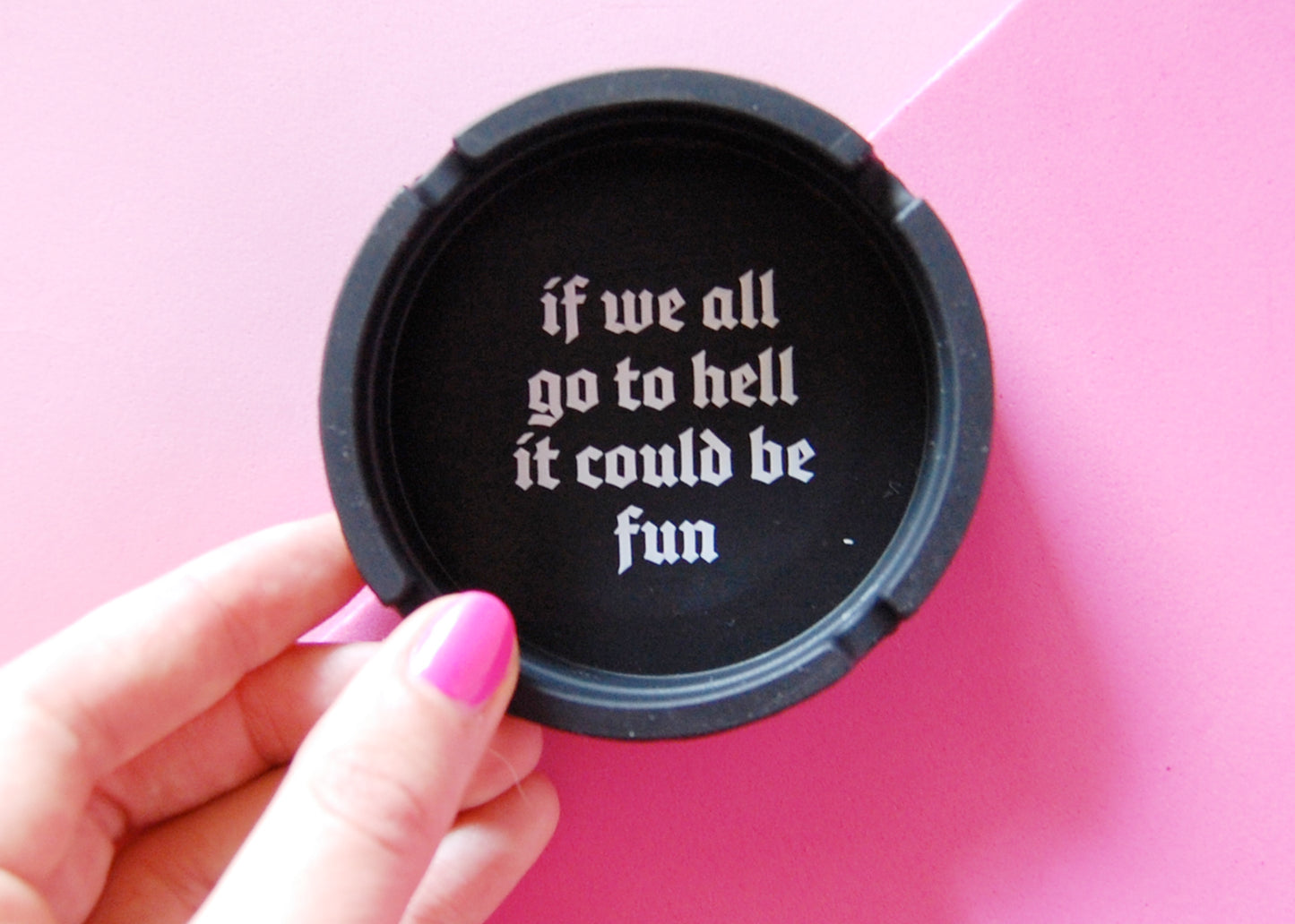 Hell Silicone Ash Tray