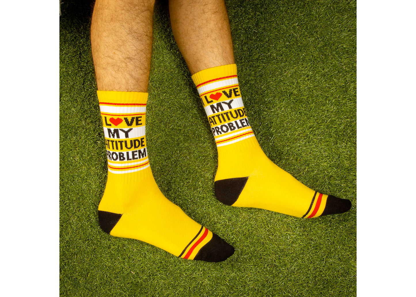 I Love My Attitude Problem Gym Socks