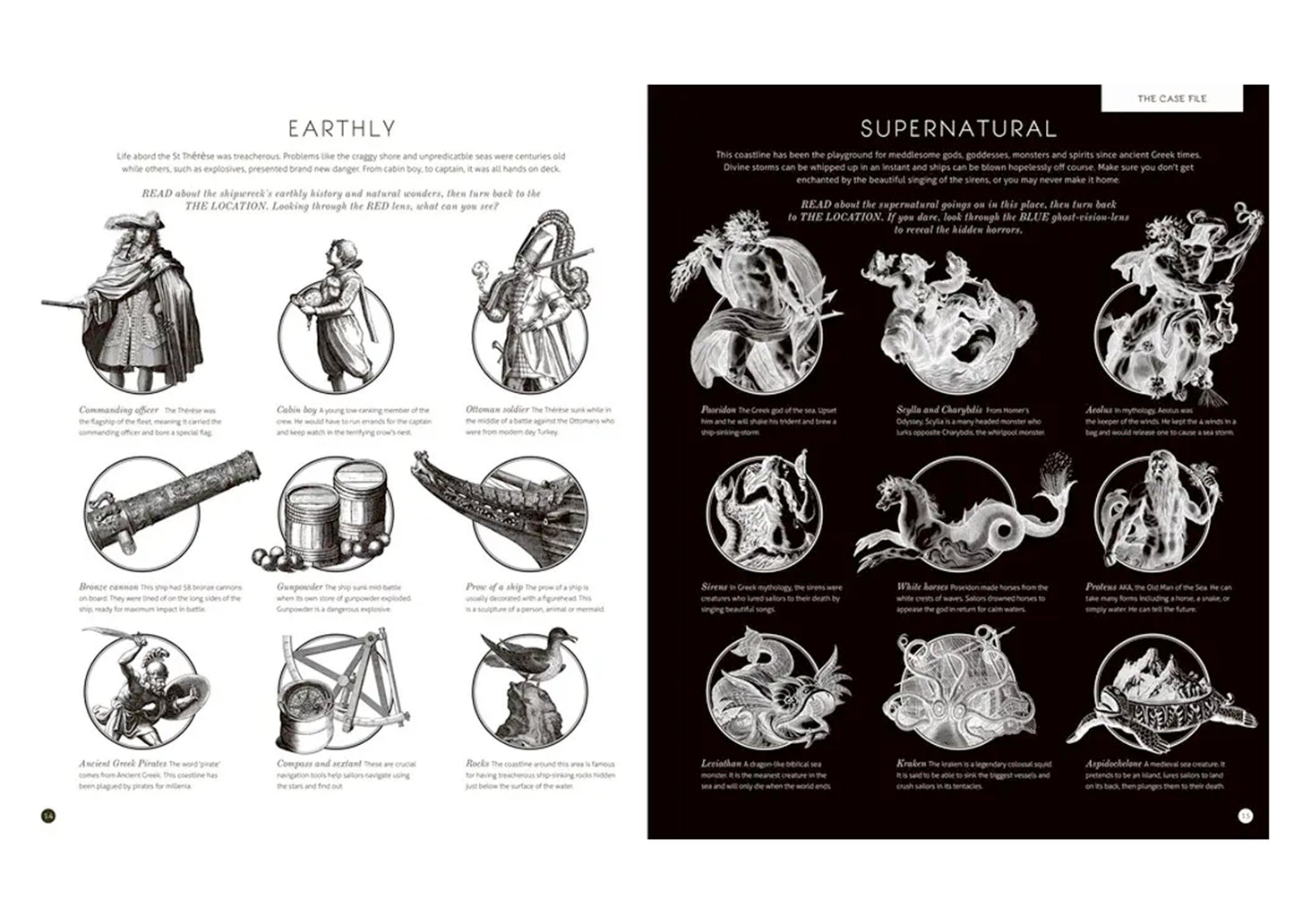 Illuminightmare: Explore the Supernatural With Your Magic Three-color Lens Book