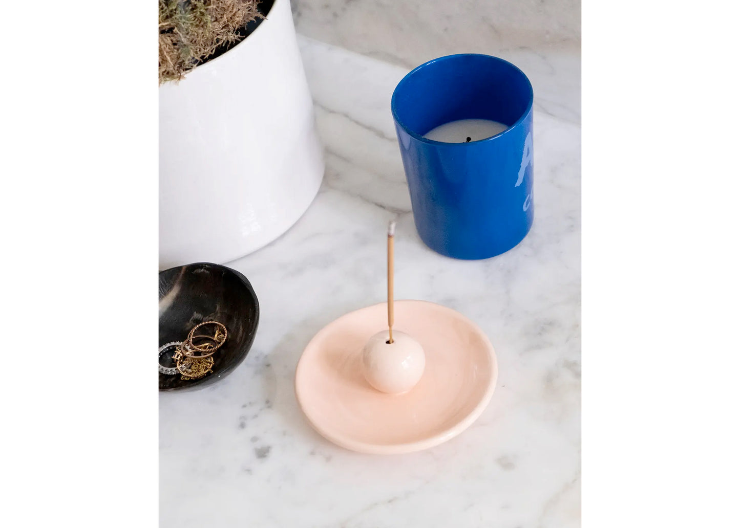 Incense Plate in Pink