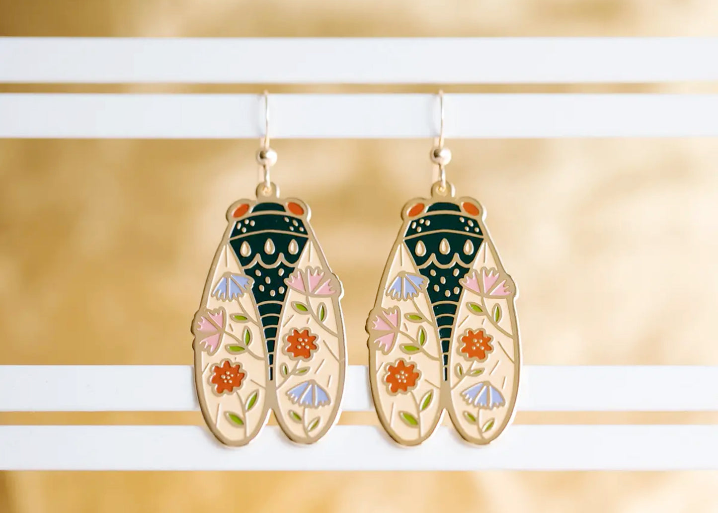 Justine Gilbuena Cicada Earrings