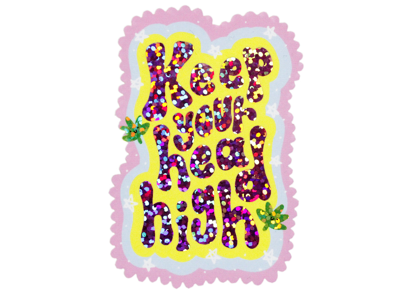 Keep Your Head High Sticker