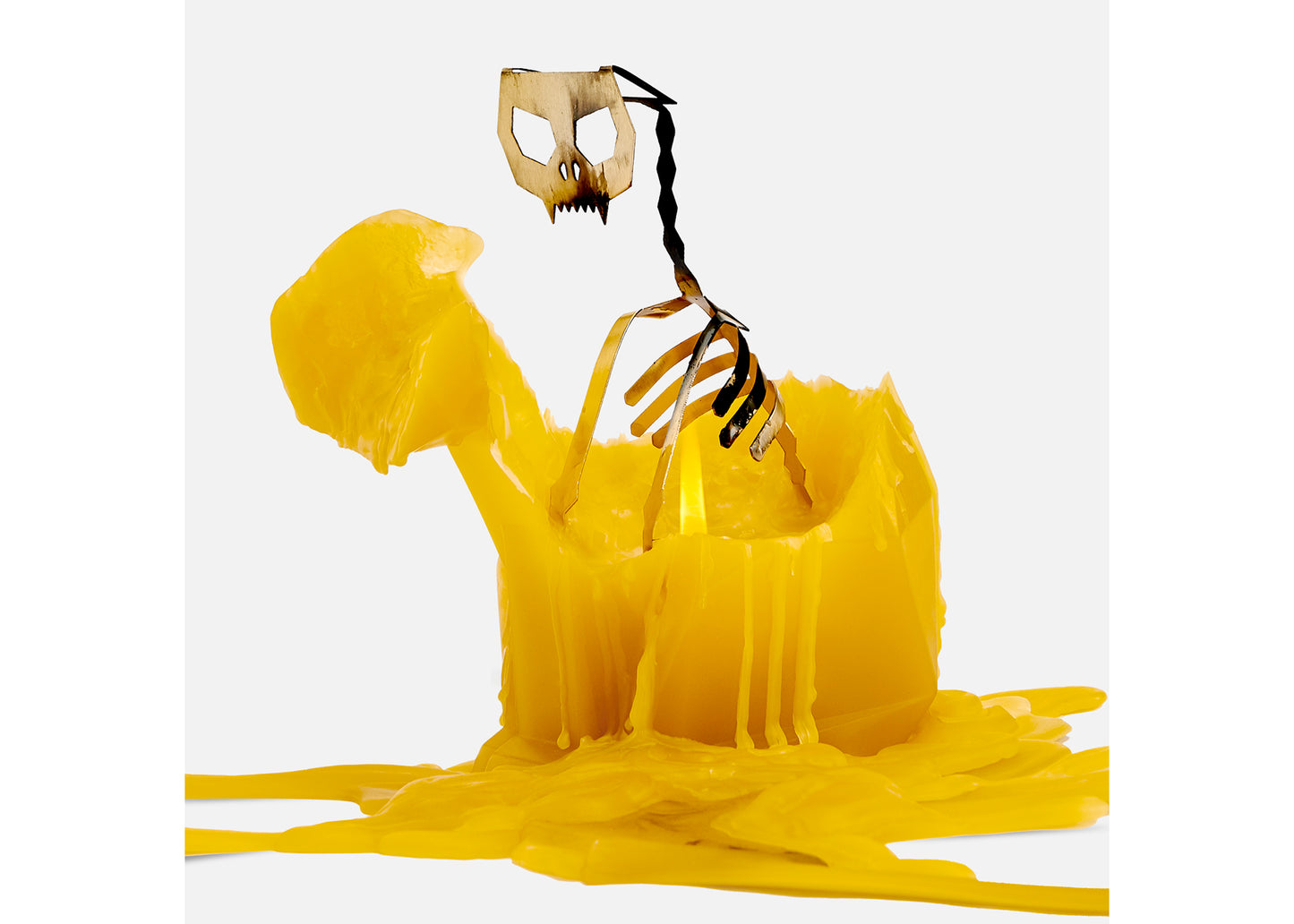Kisa PyroPet Candle in Mustard