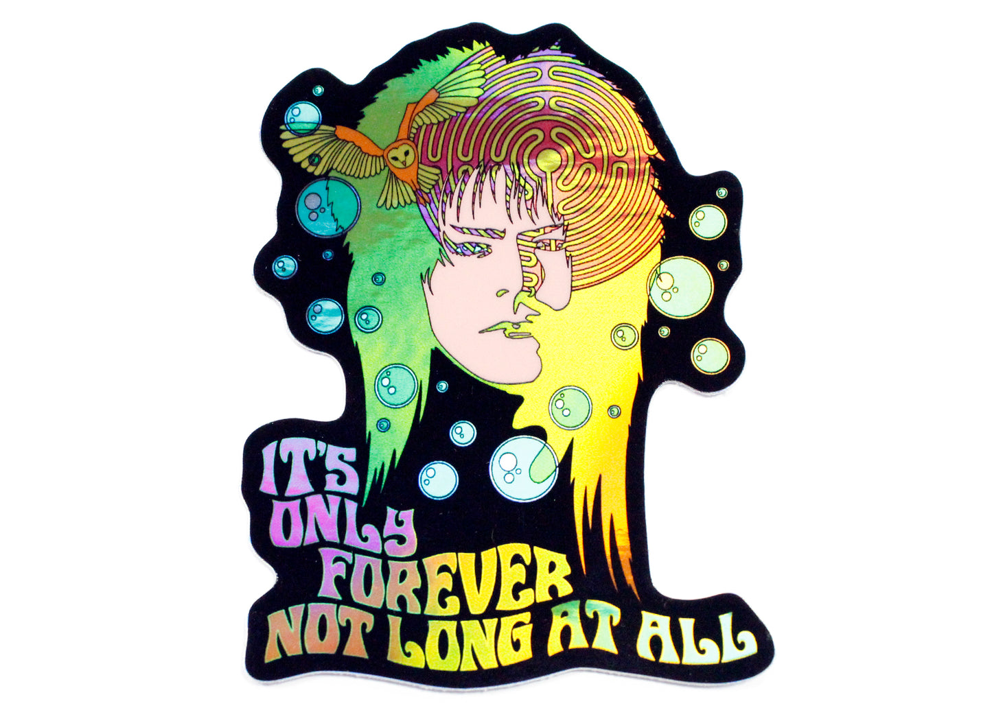Labyrinth Holographic Sticker