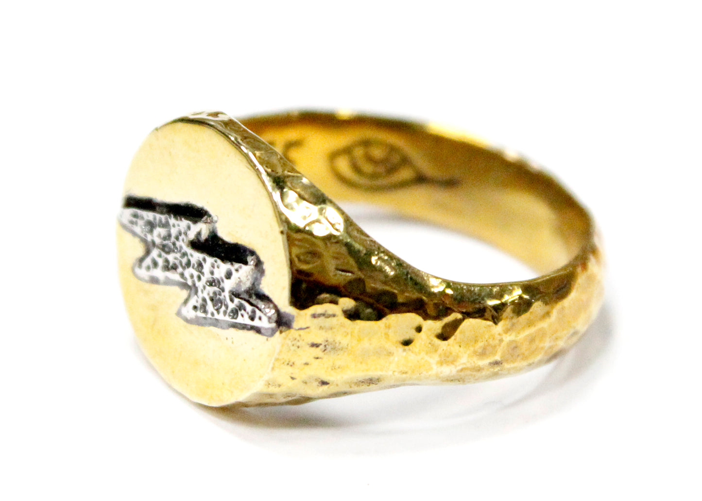 Lightning Band in Brass