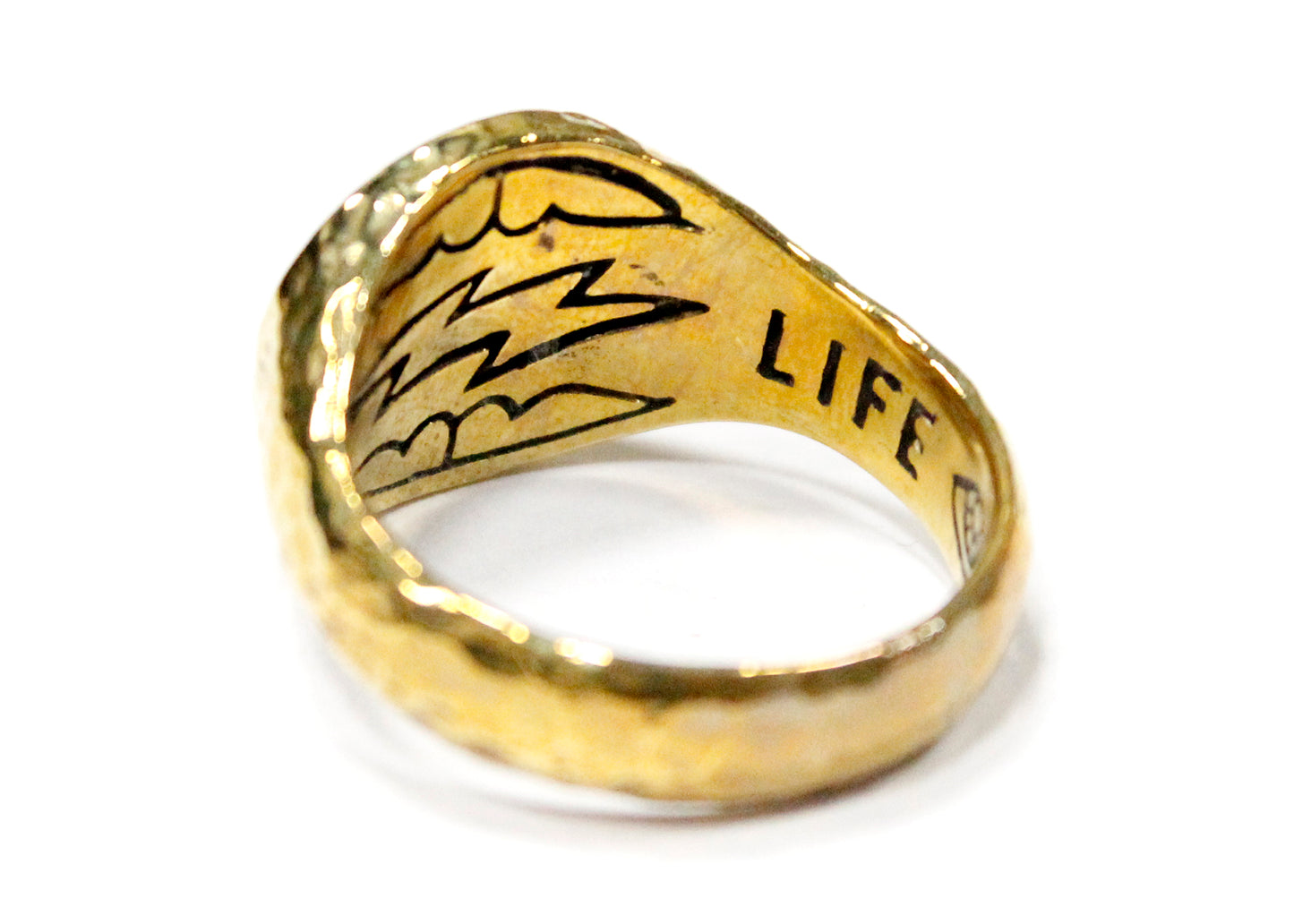 Lightning Band in Brass