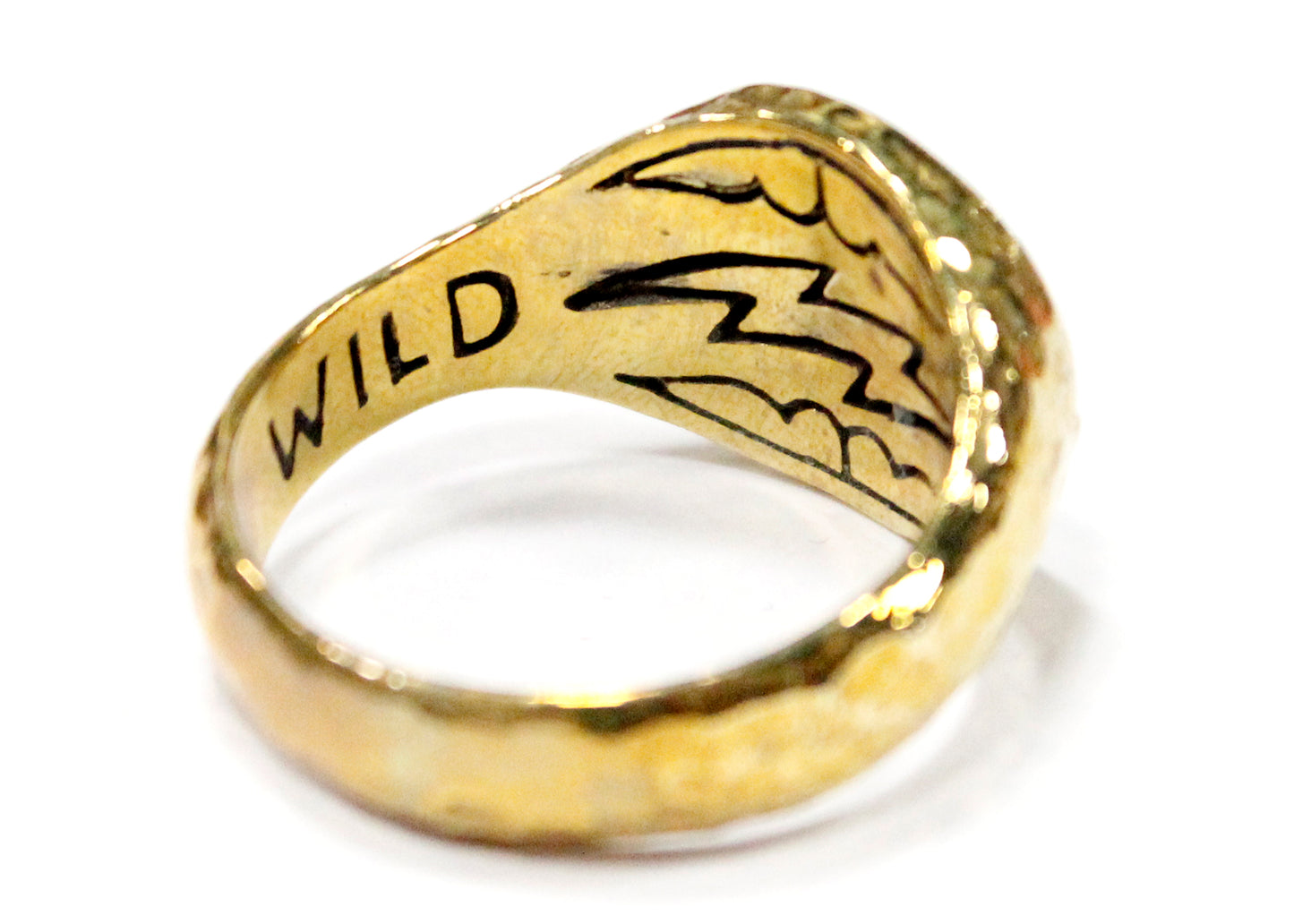 Lightning Band in Brass