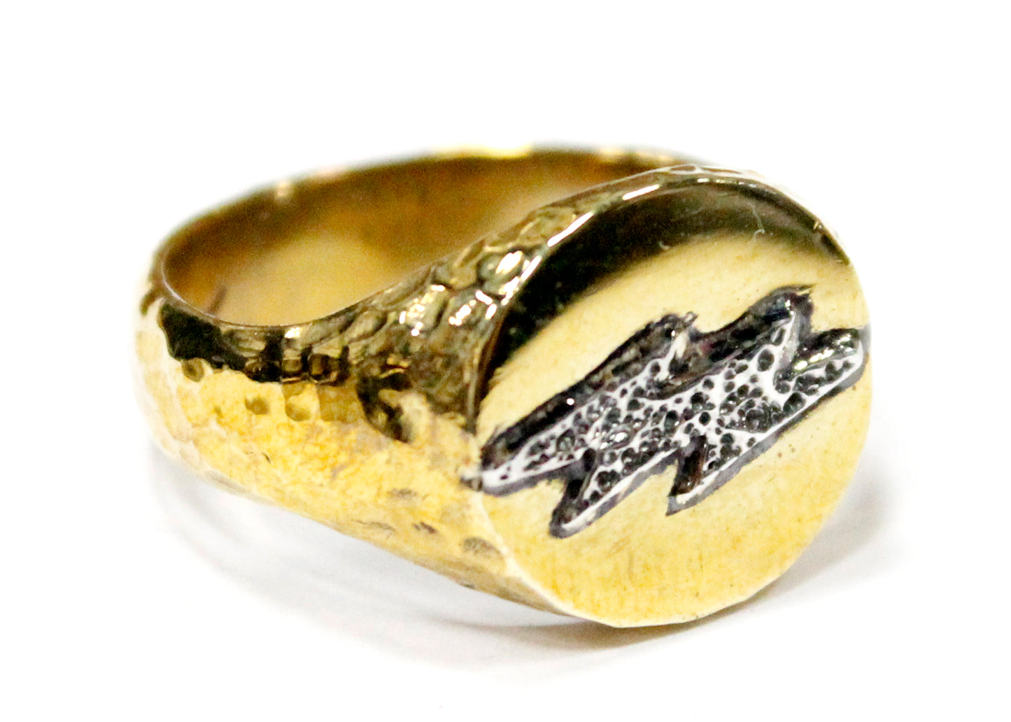 Lightning Band in Brass