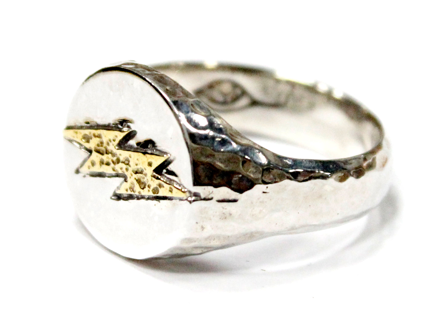 Lightning Band in Silver