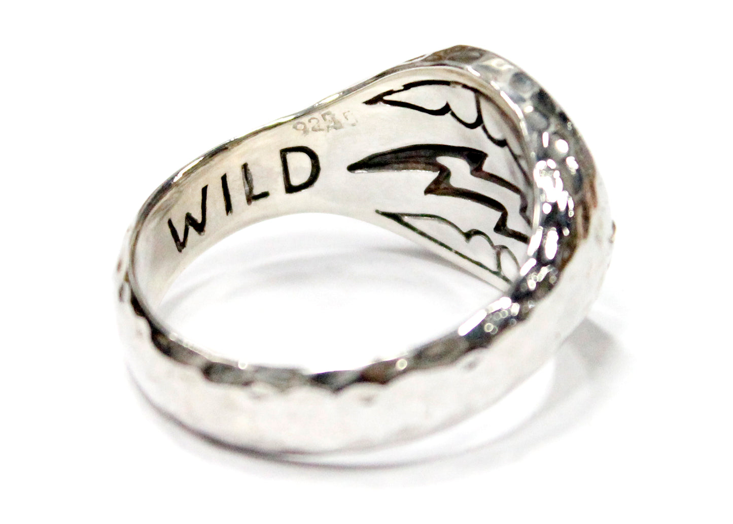 Lightning Band in Silver