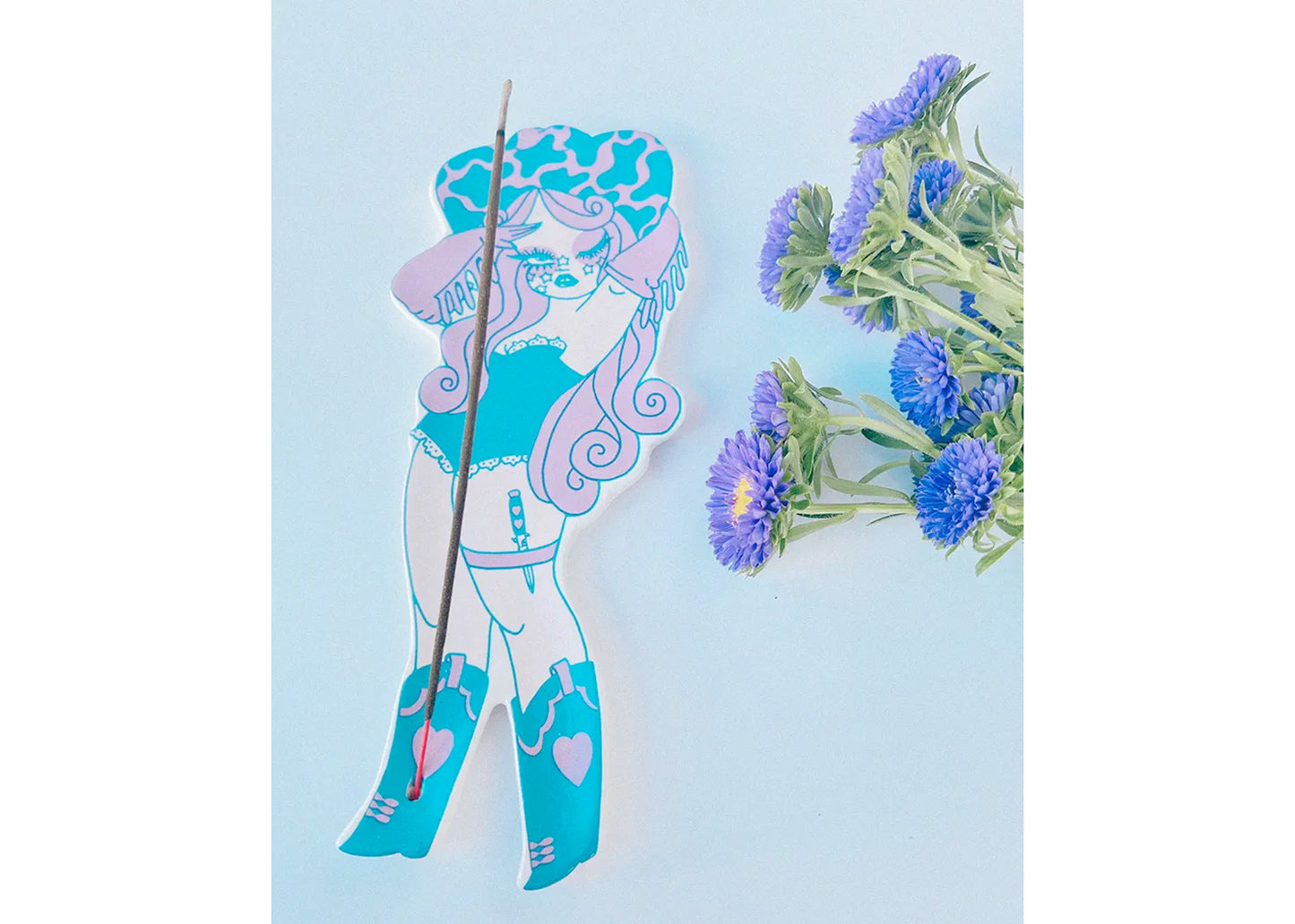 Long Live Cowbabes Incense Holder