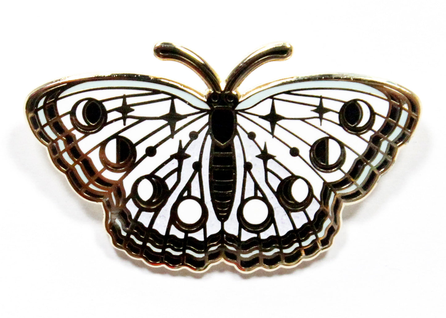 Lunar Moth Enamel Pin