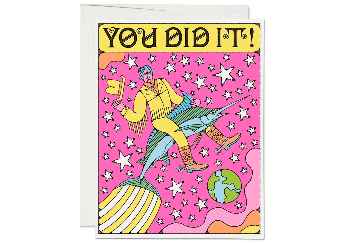 Marlin Rodeo Congratulations Card