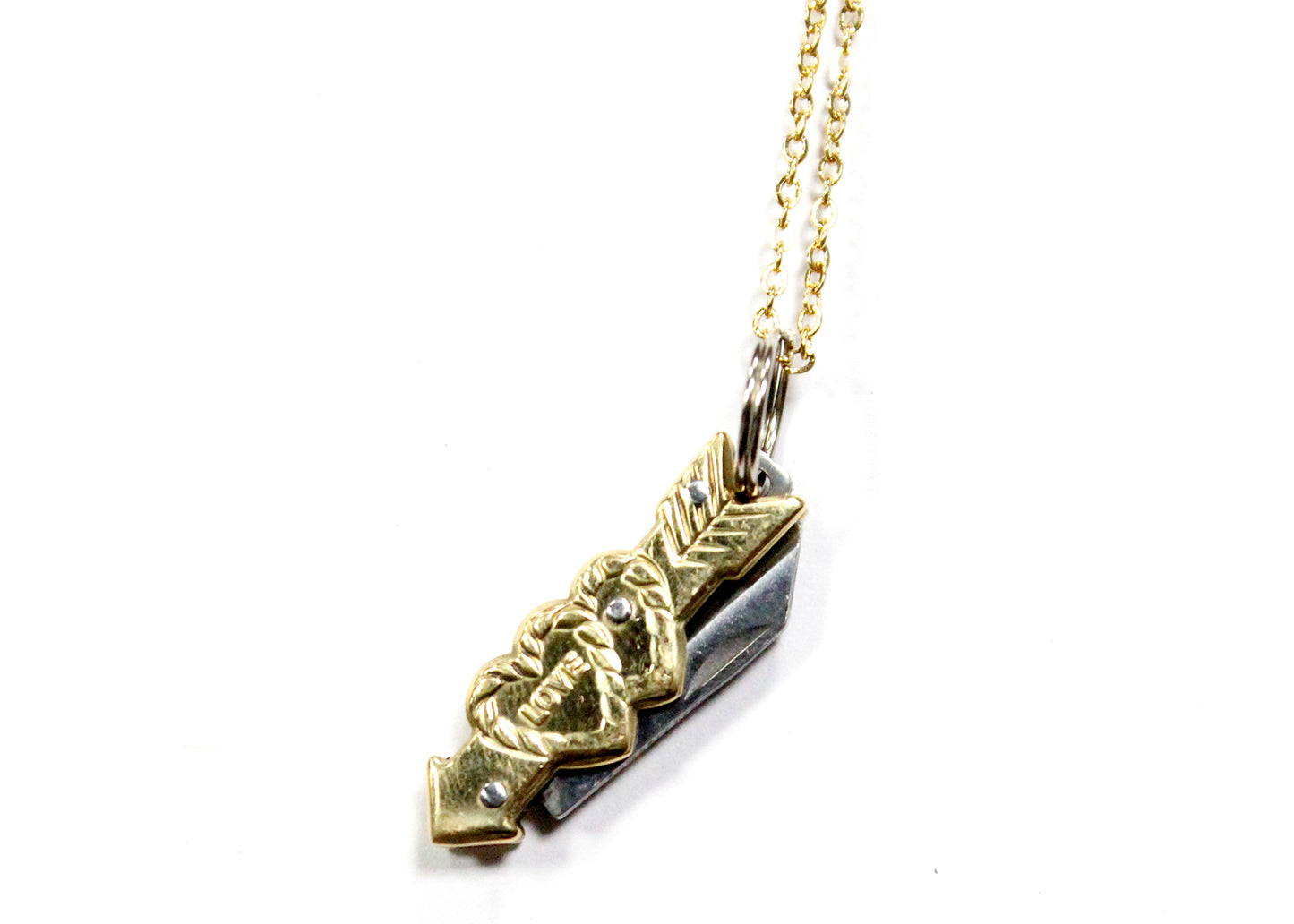 Mini Sweetheart Knife Necklace