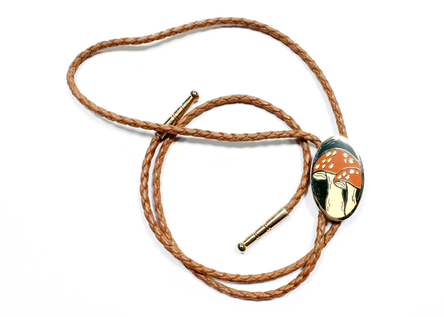 Mushroom Bolo Tie