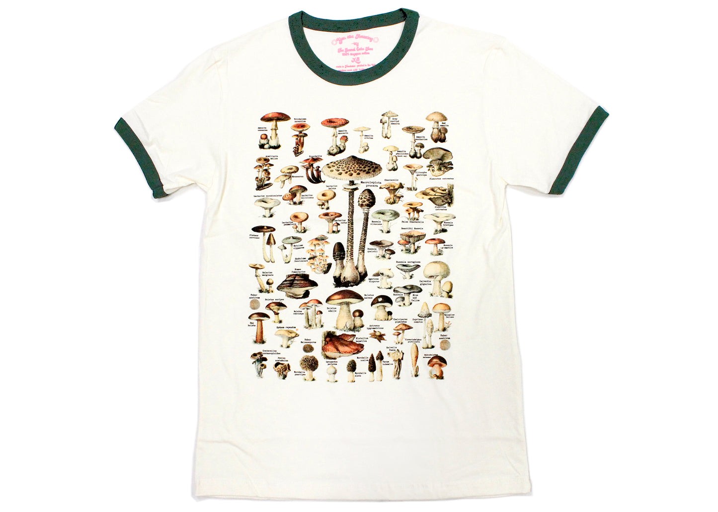 Mushroom Lover Ringer Tee