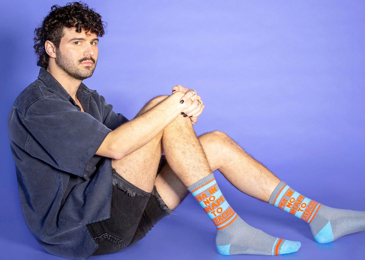No Shape To Exercise Gym Socks