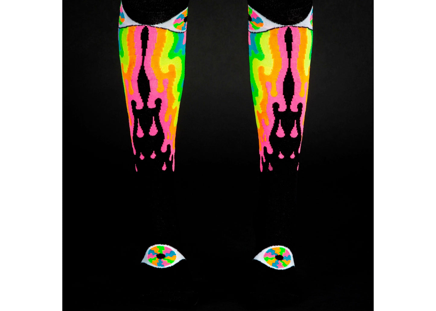 Oliver Hibert Psychedelic Eye Knee High Socks
