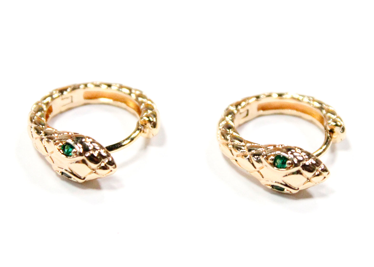 On A Plane Hoop Earrings