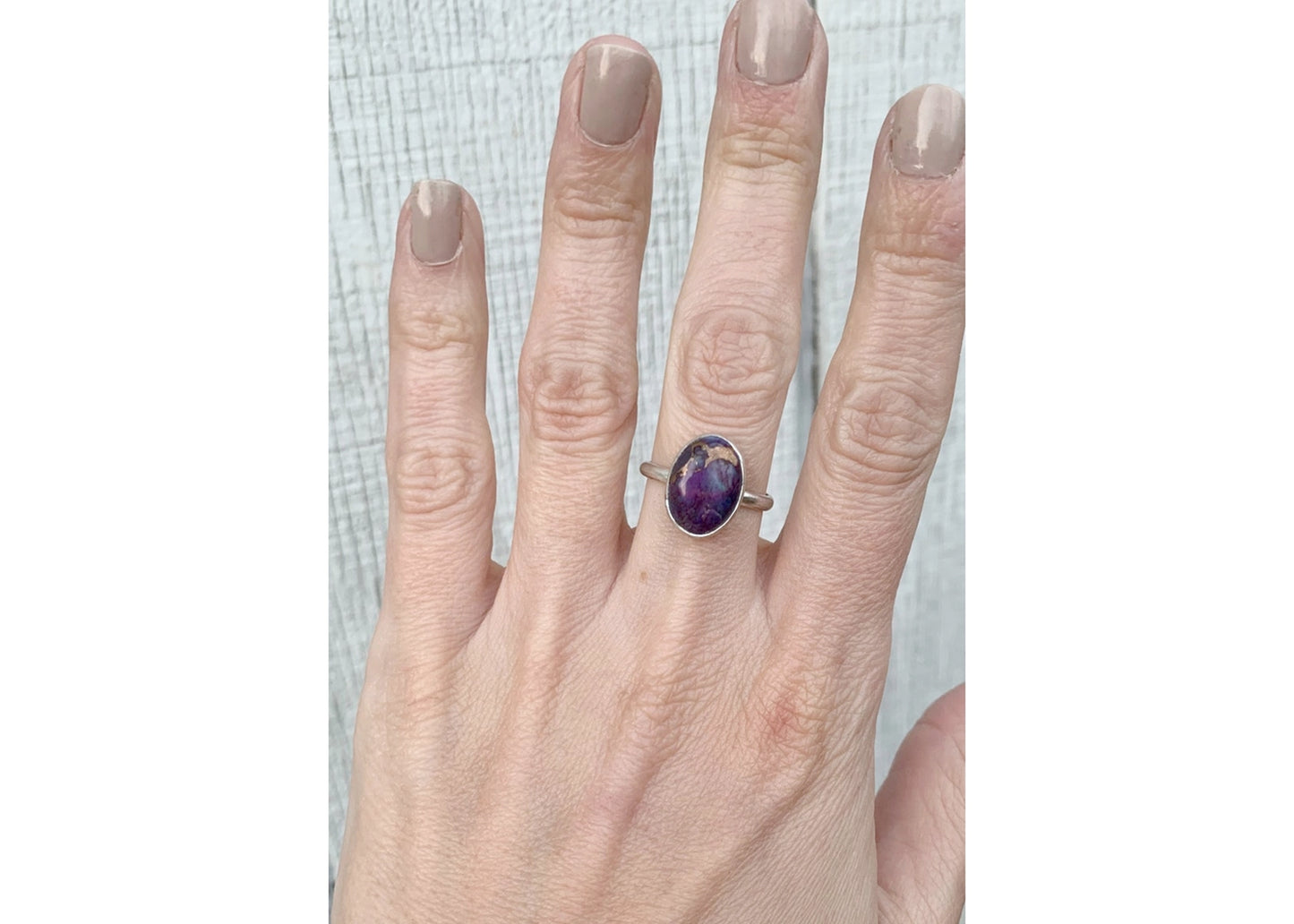 Oval Ring in Mojave Turquoise