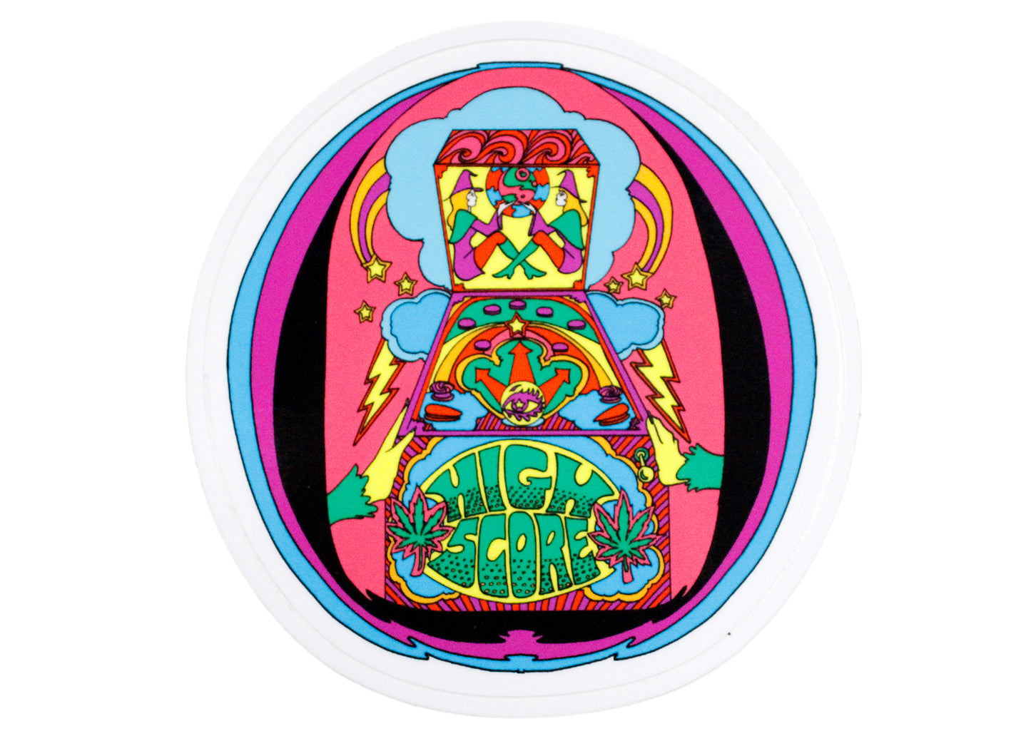 Pinball Stoner Sticker