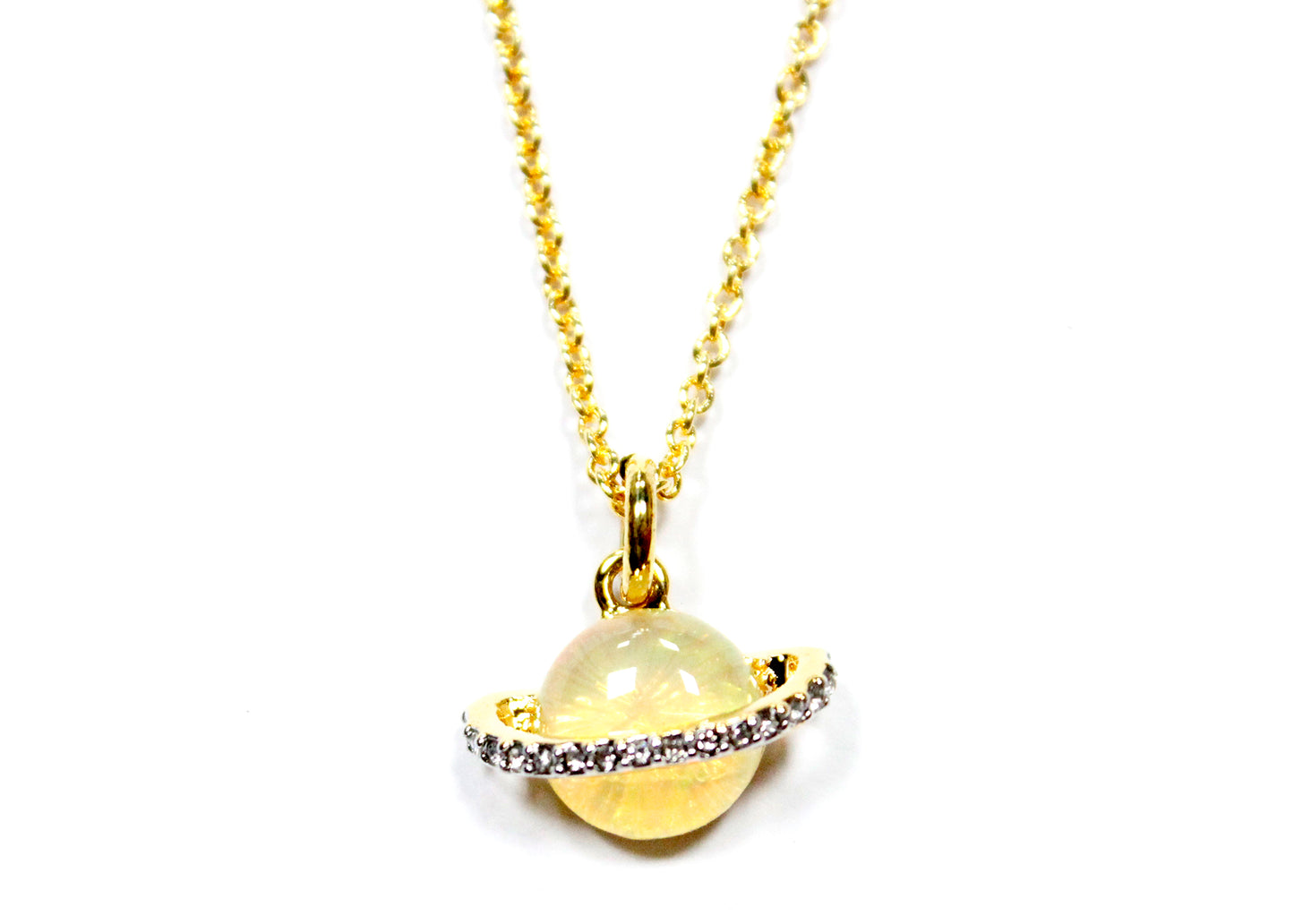 Planet Charm Necklace