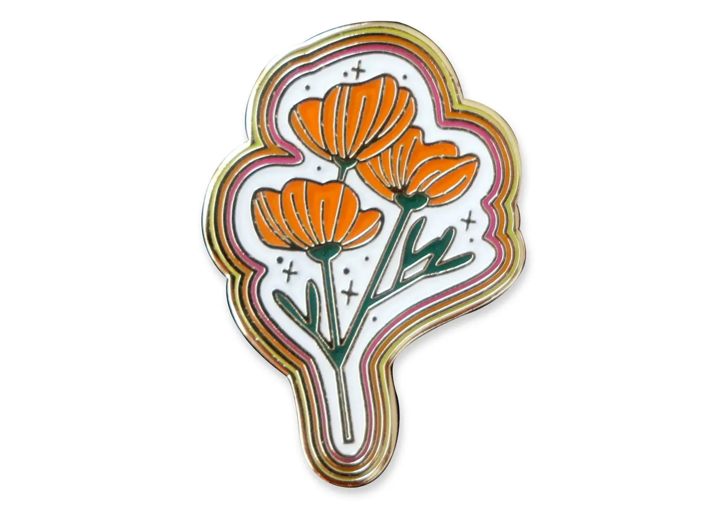 Poppy Magic Enamel Pin