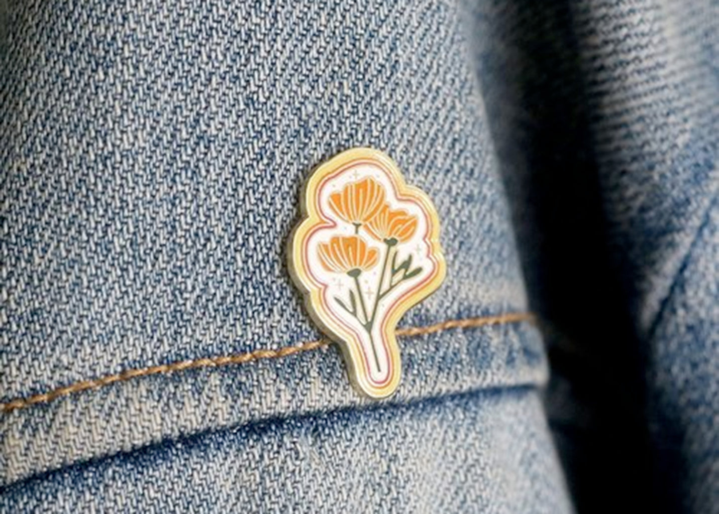 Poppy Magic Enamel Pin