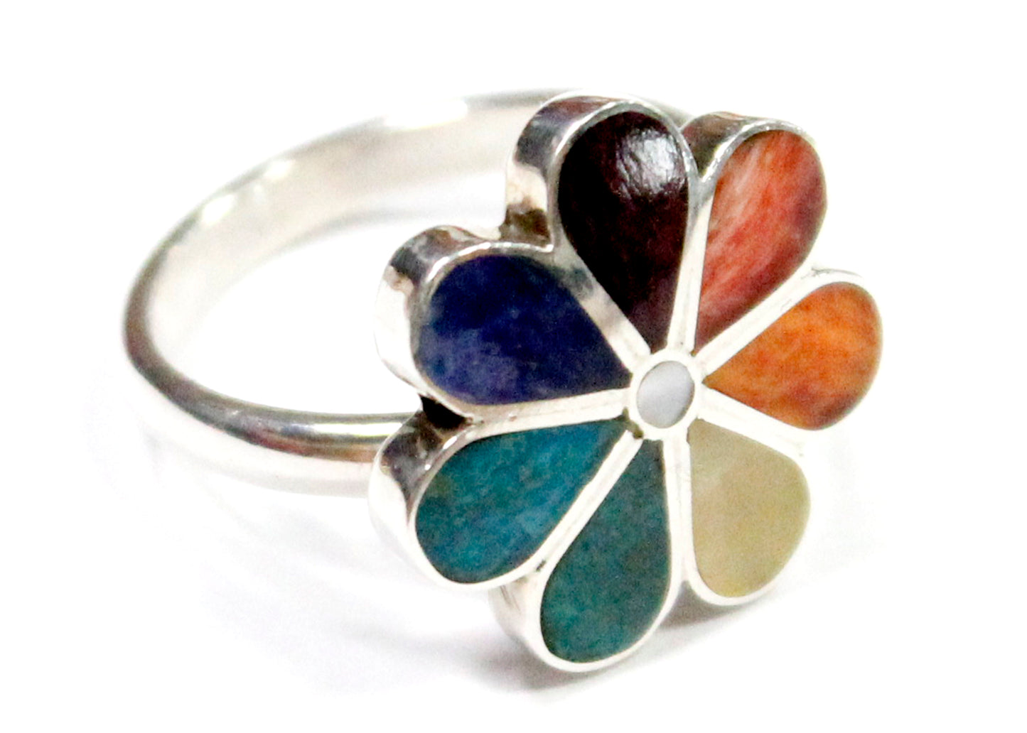 Rainbow Petals Ring