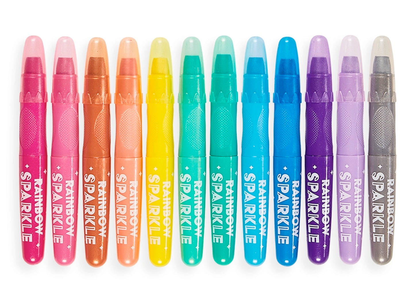 Rainbow Sparkle Metallic Gel Crayons