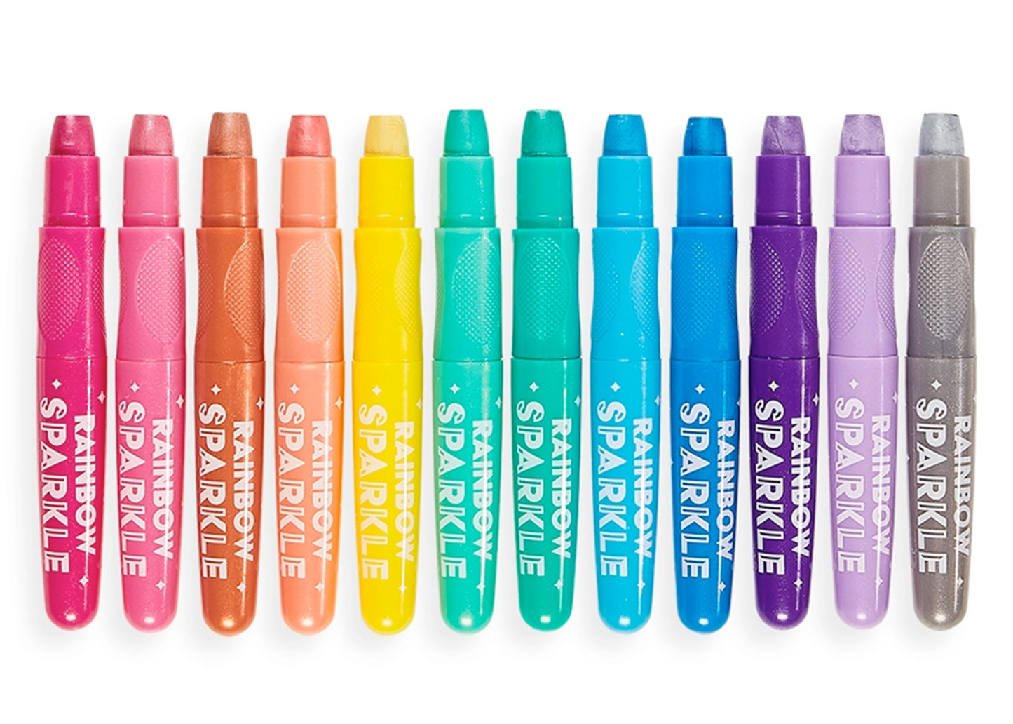 Rainbow Sparkle Metallic Gel Crayons