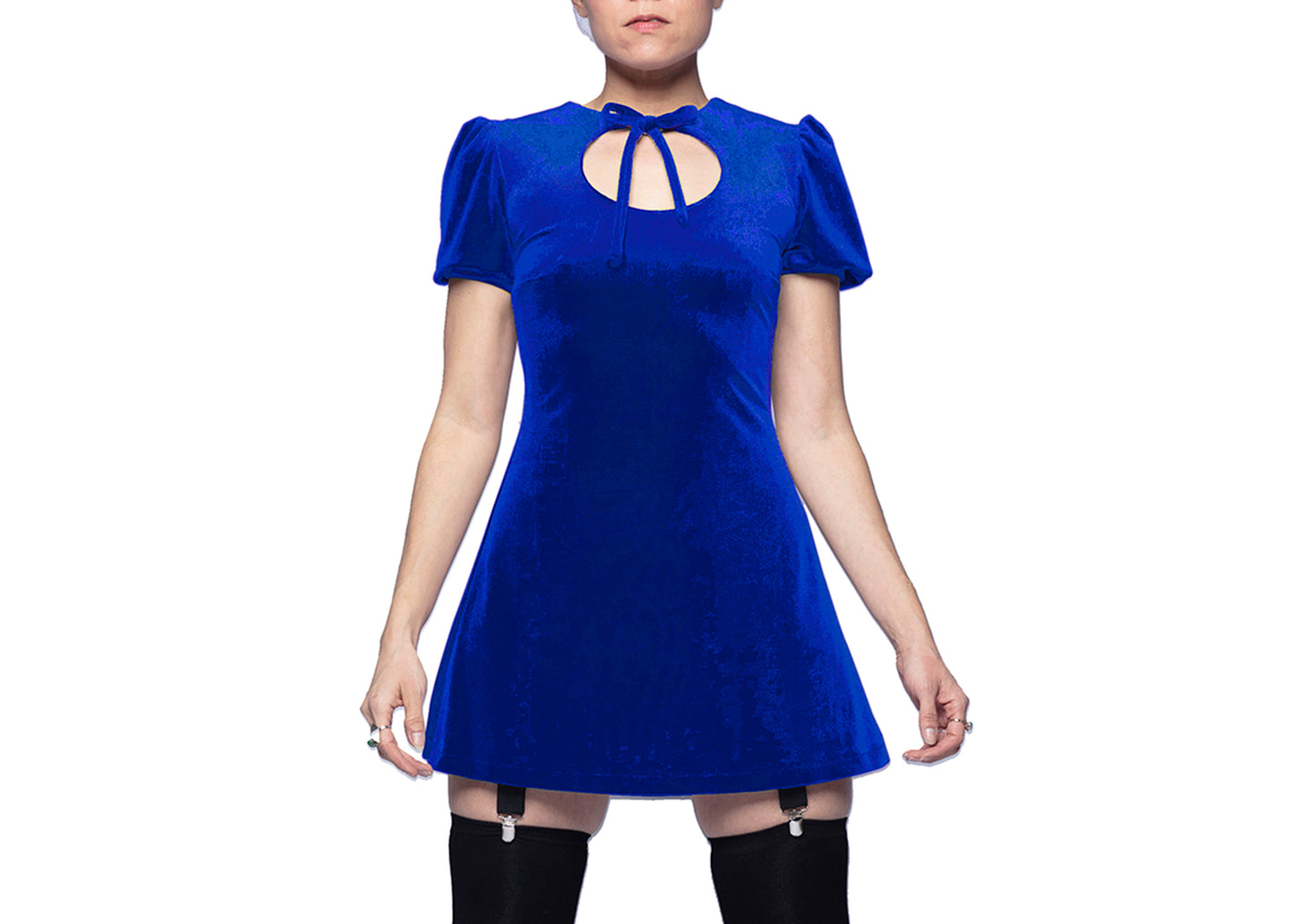 Anahata Mini Dress in Royal