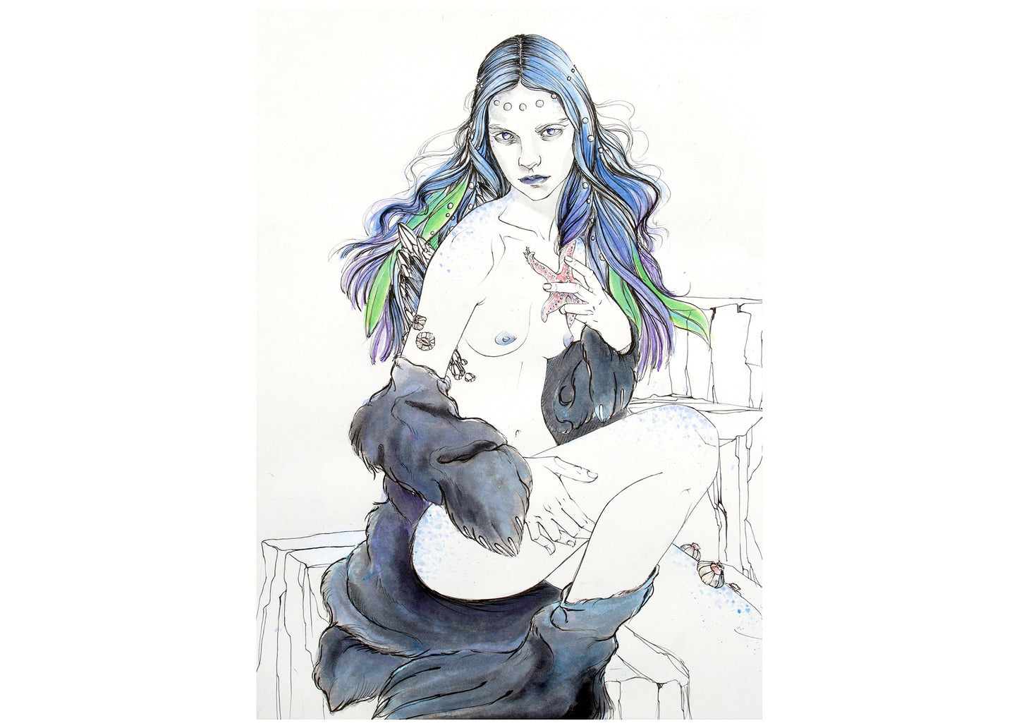 Selkie Art Print