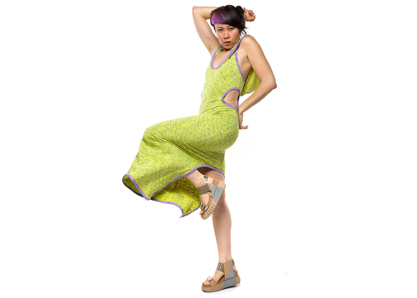 Airlock Dress in Fluoro
