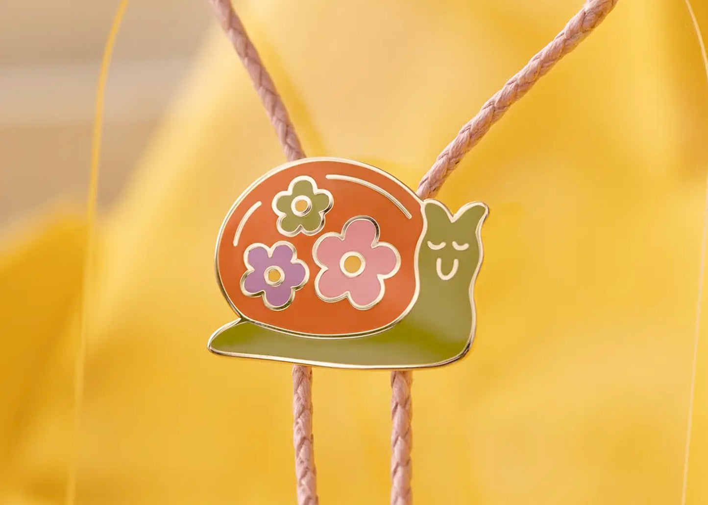 Snail Bolo Tie