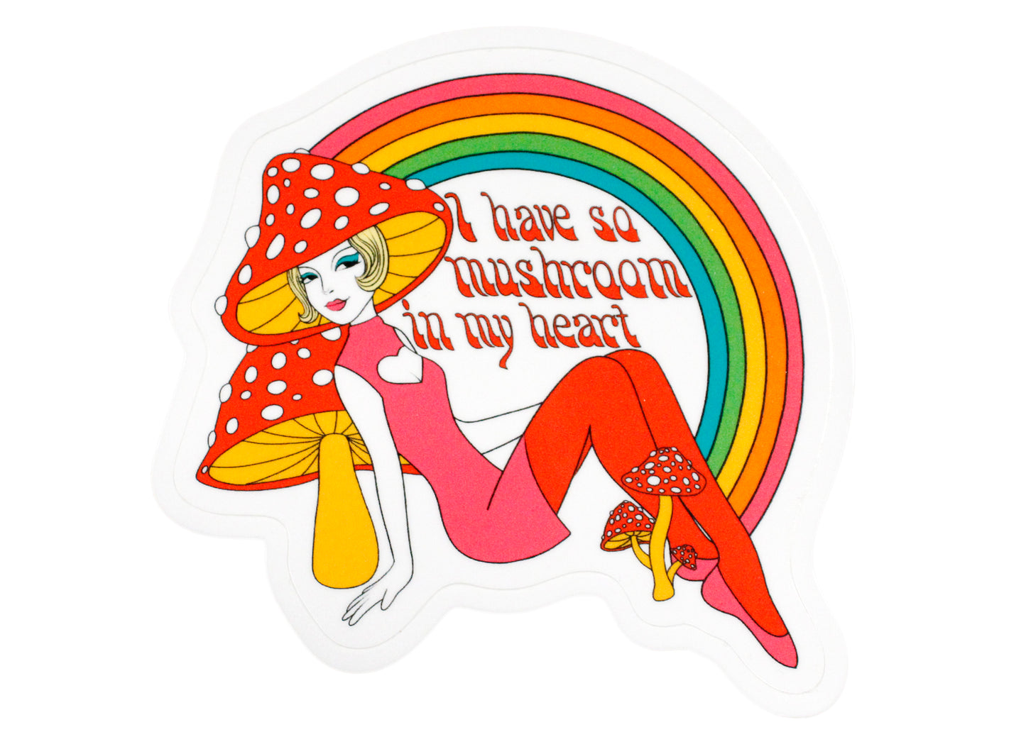 So Mushroom Sticker
