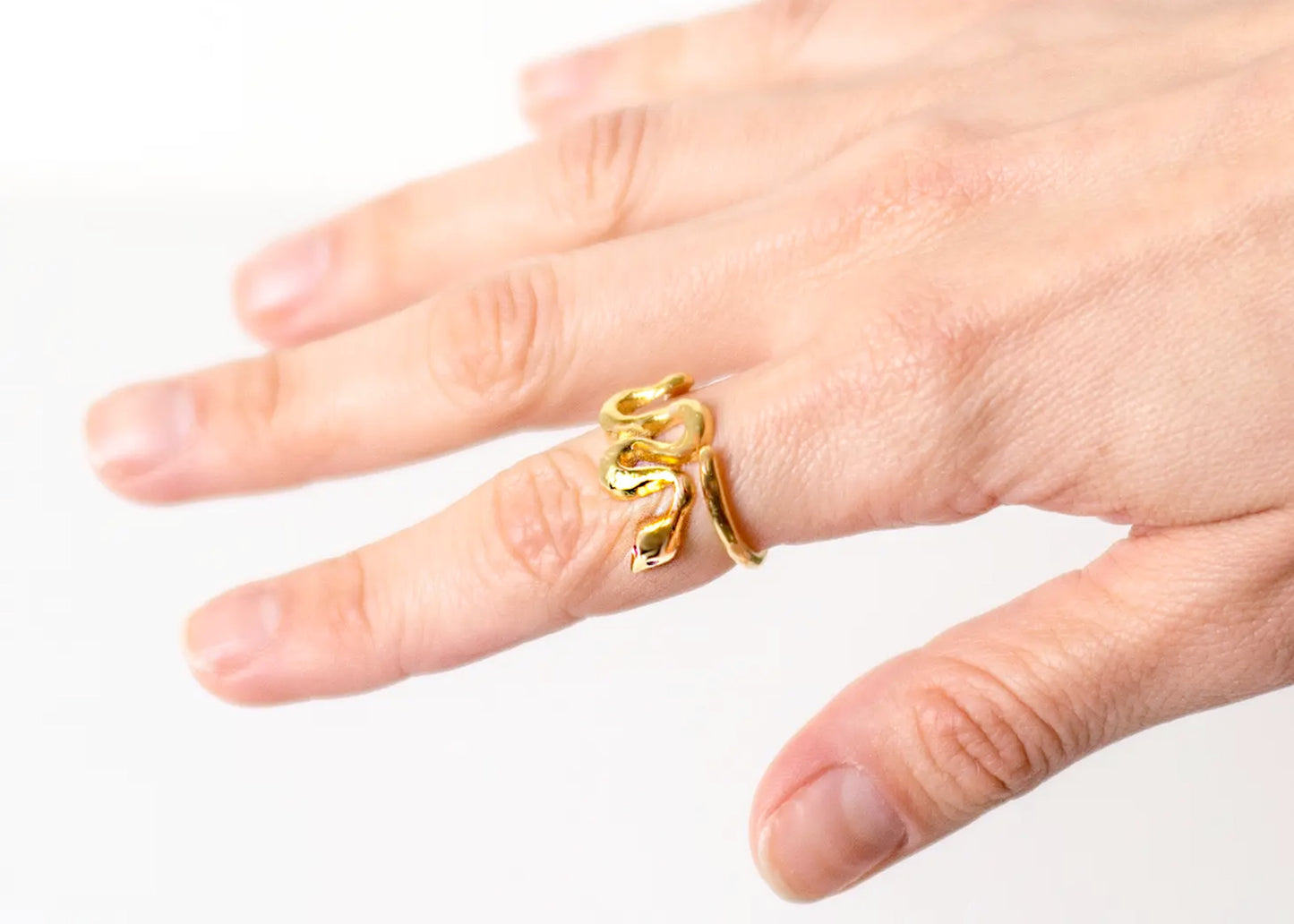 Squiggle Snake Ring