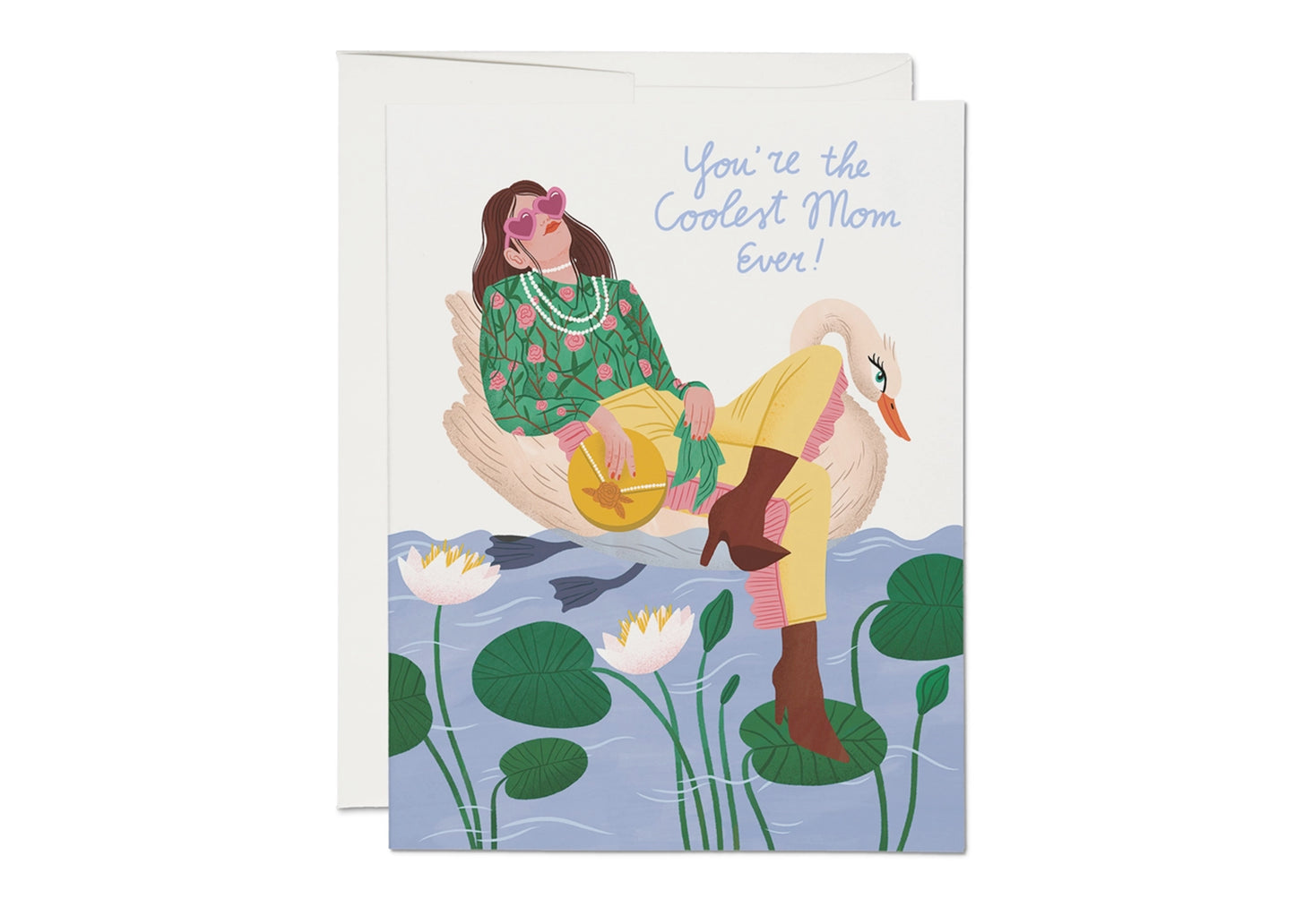 Swan Mom Card