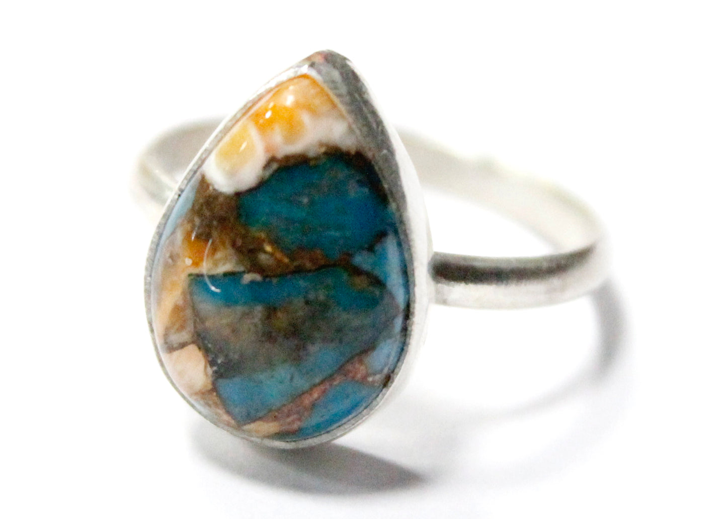 Teardrop Ring in Spiny Turquoise