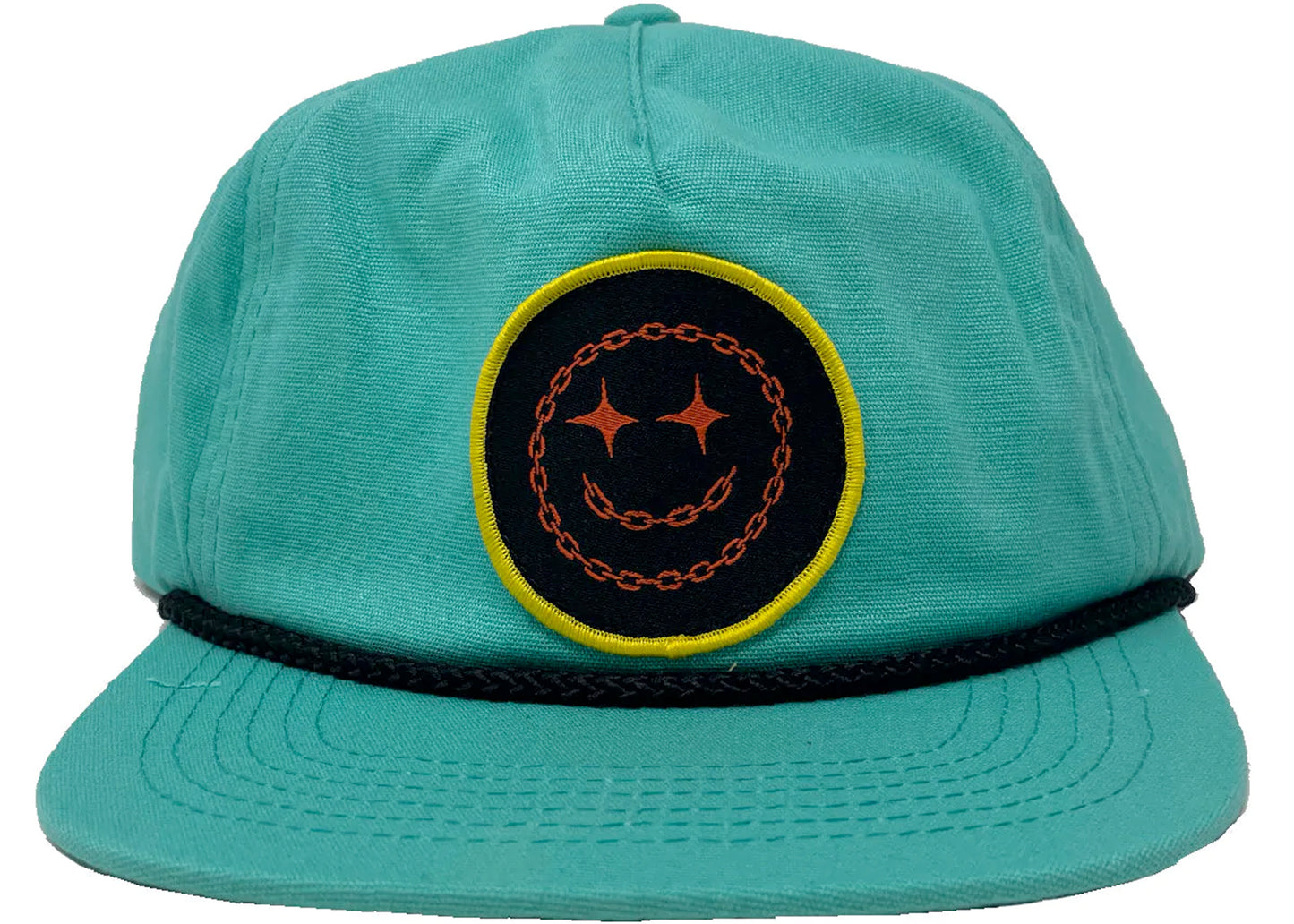 Teal Smiley Hat