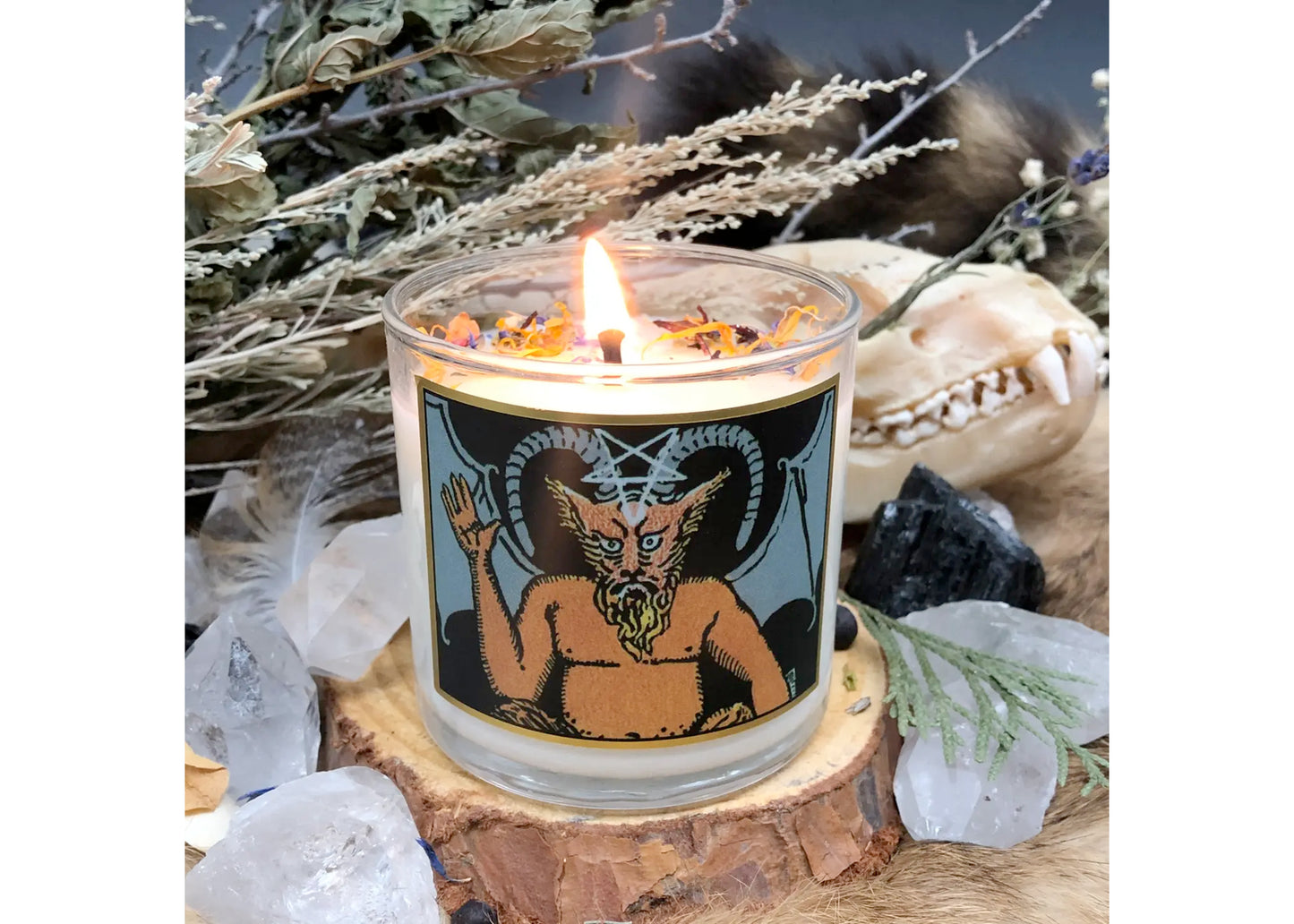 The Devil Tarot Candle - 6oz