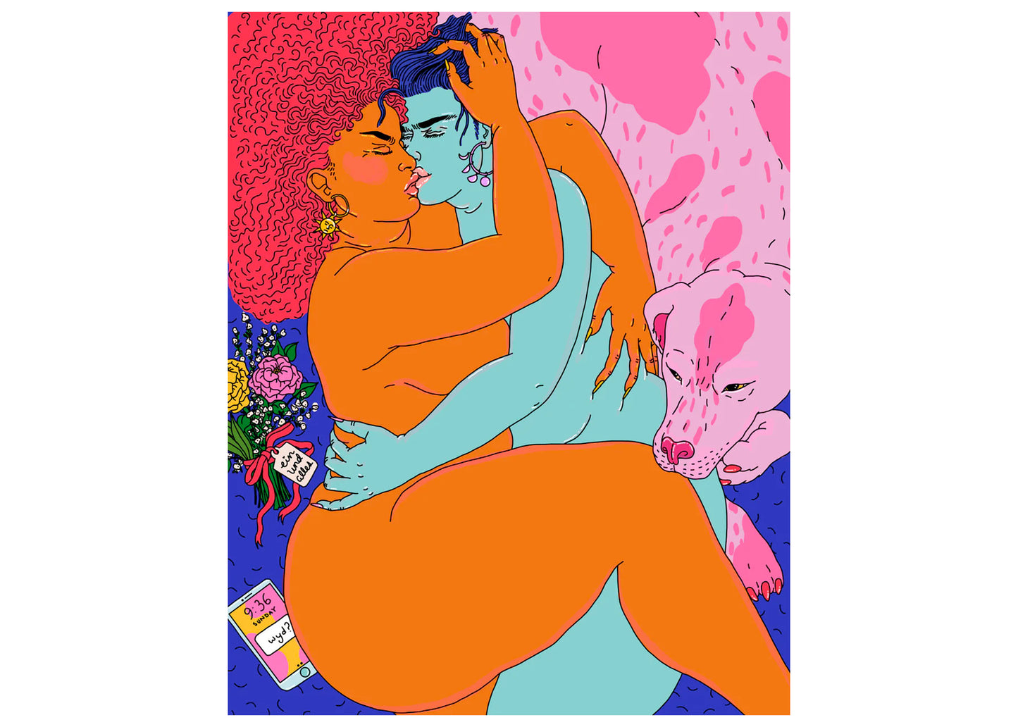 The Kiss Art Print