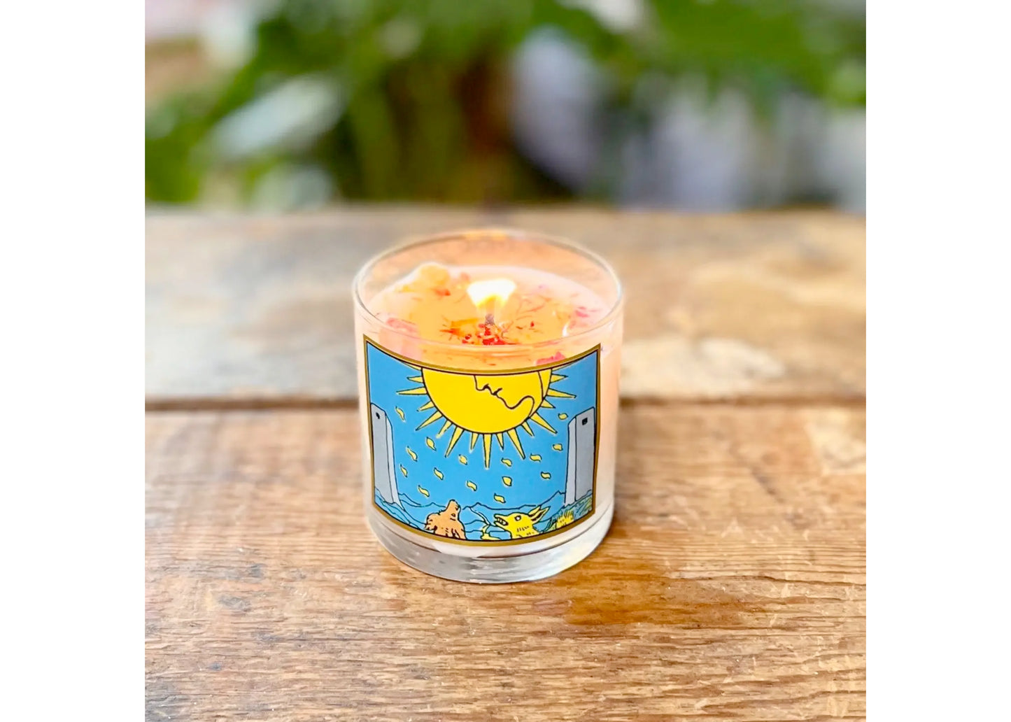 The Moon Tarot Candle - 6oz