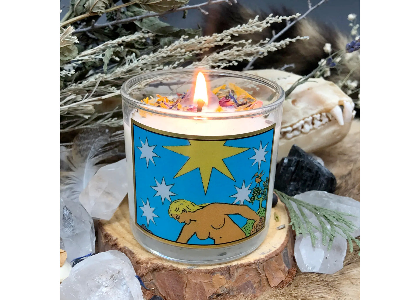 The Star Tarot Candle - 6oz