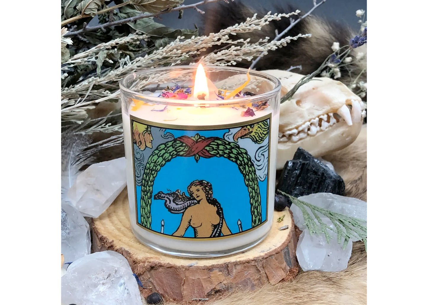 The World Tarot Candle - 6oz
