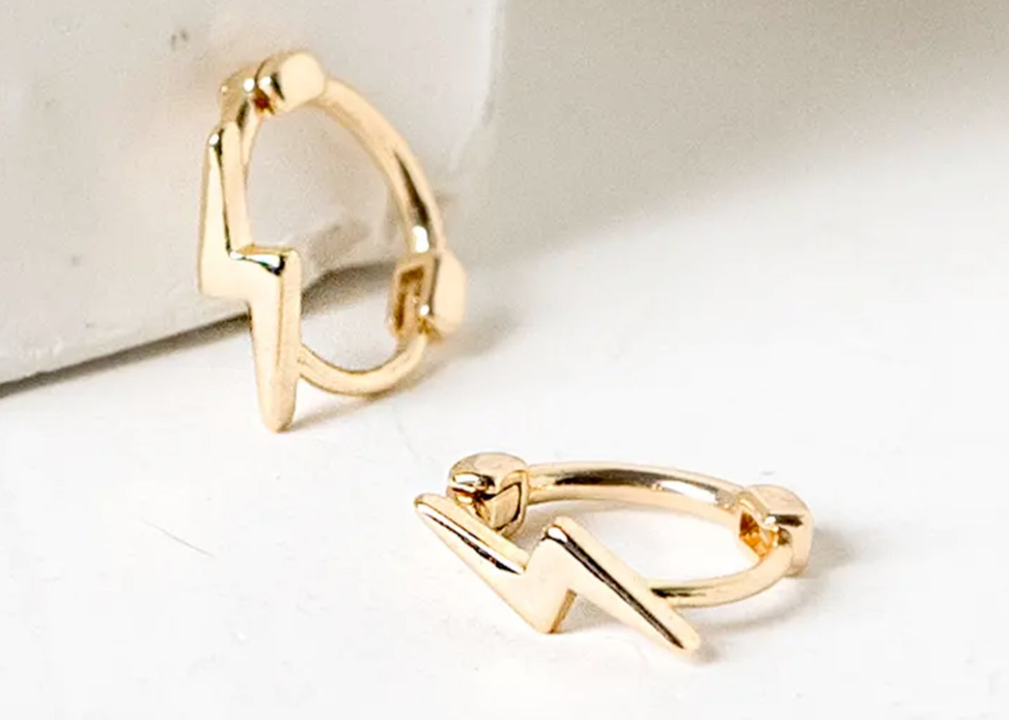 Thunder Hoop Earrings