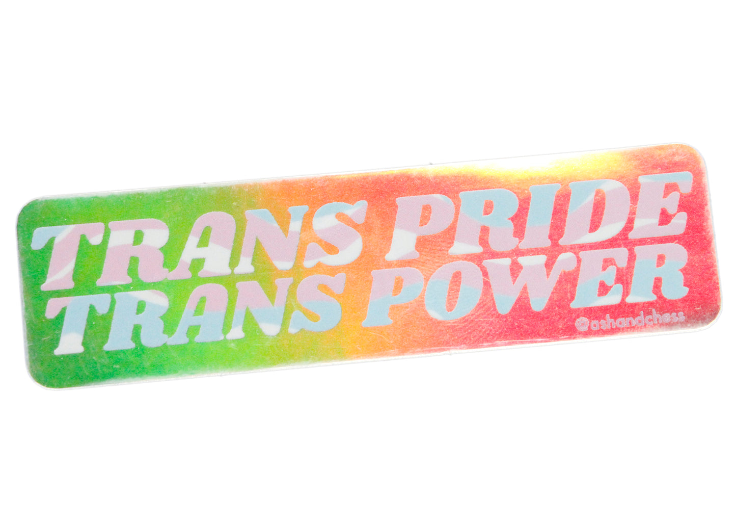 Trans Pride Trans Power Sticker