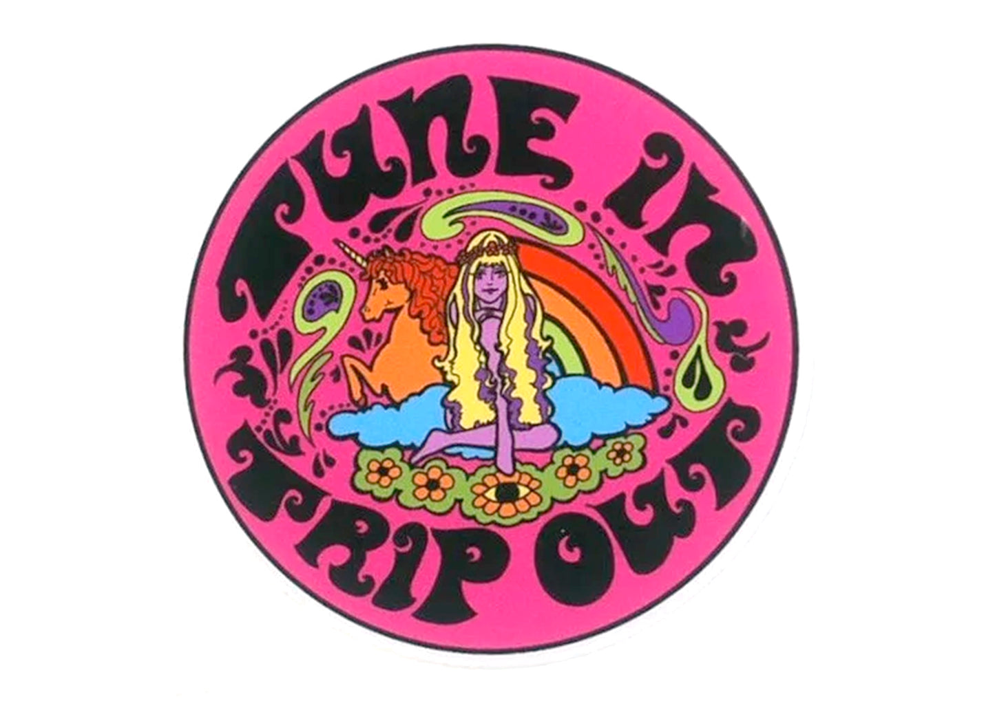 Tune In Trip Out Sticker