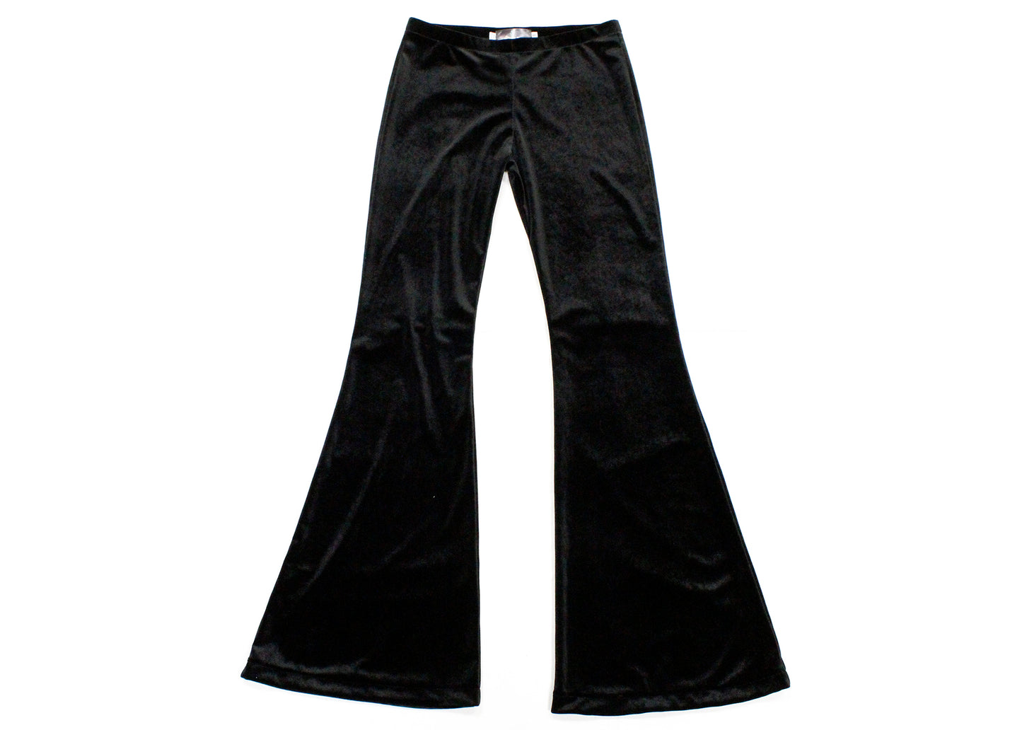 Hiphugger Bellbottoms in Black Velvet