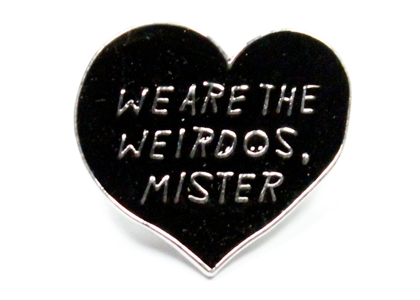 Black Heart Weirdos Enamel Pin